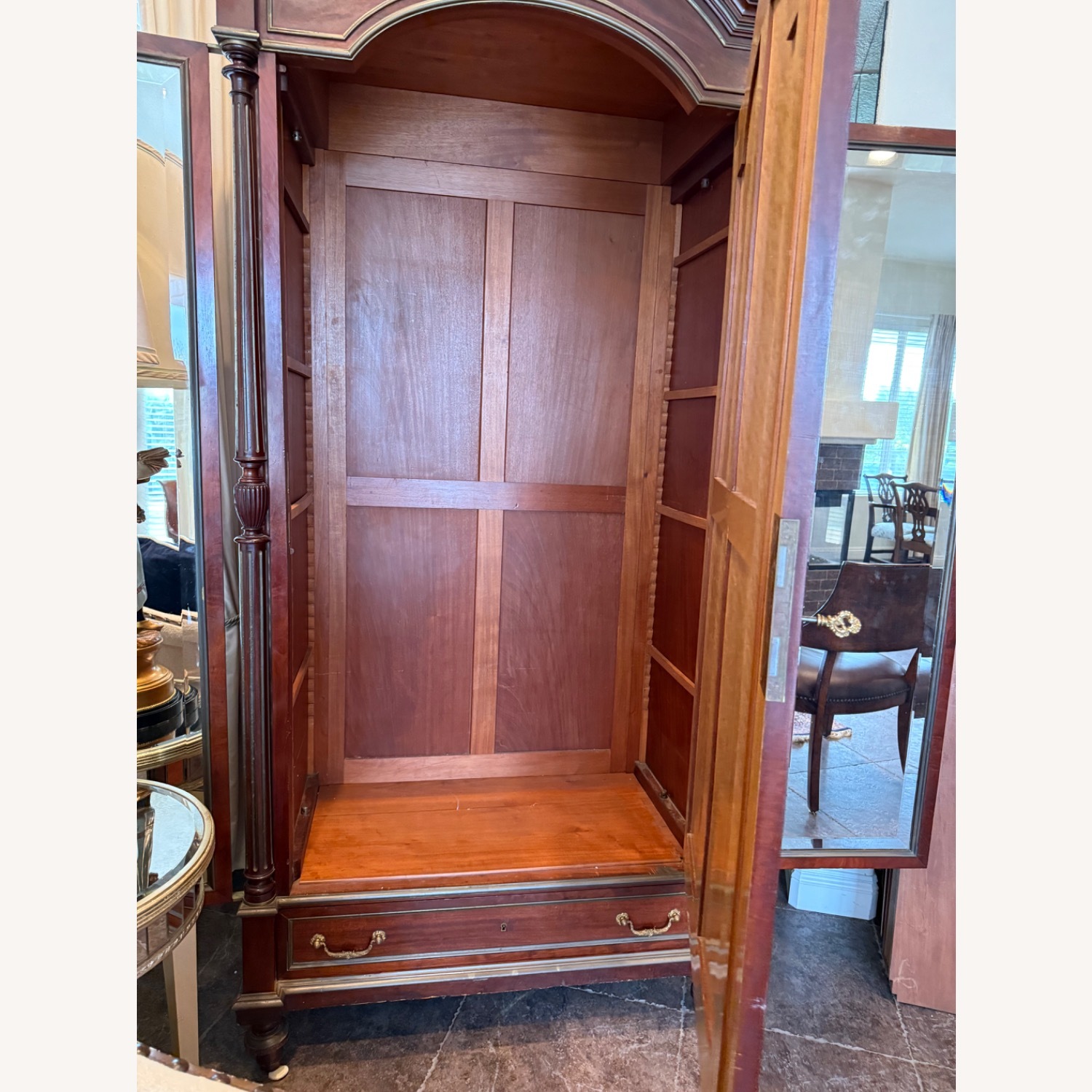 Dark Brown Armoire - image-6
