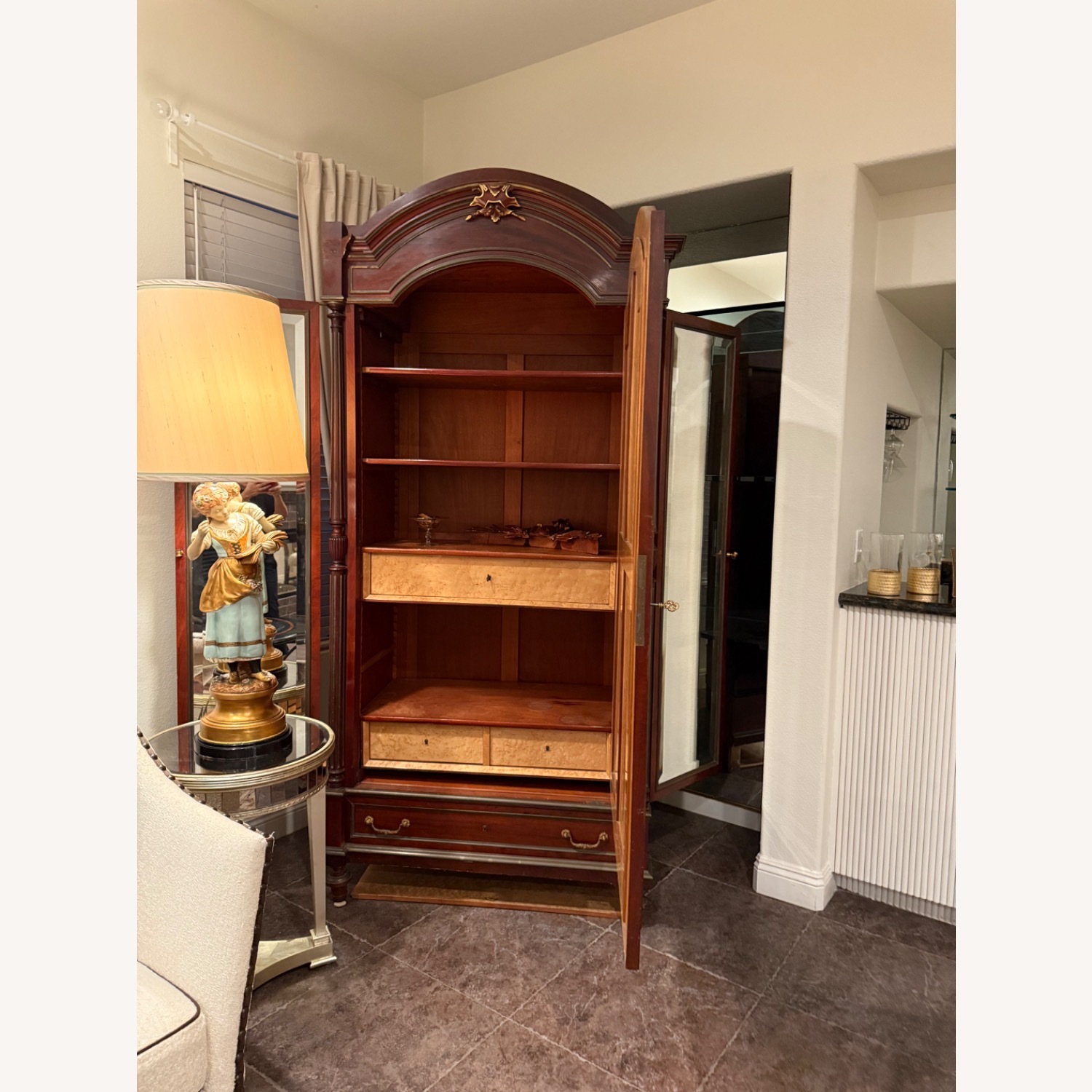 Dark Brown Armoire - image-3