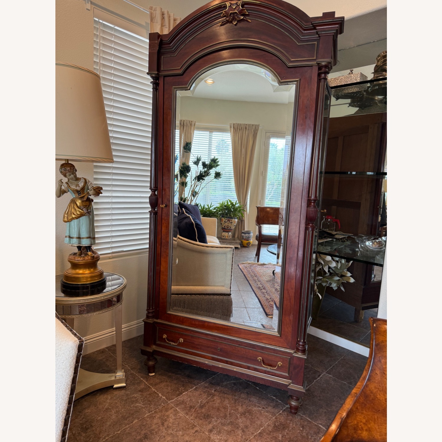 Dark Brown Armoire - image-4