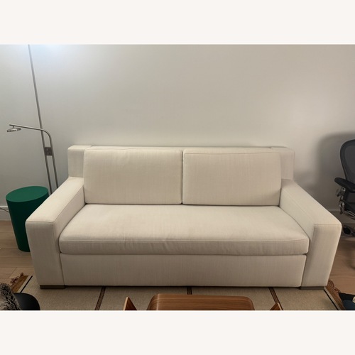 Used Restoration Hardware White Fabric Sleeper Sofa for sale on AptDeco