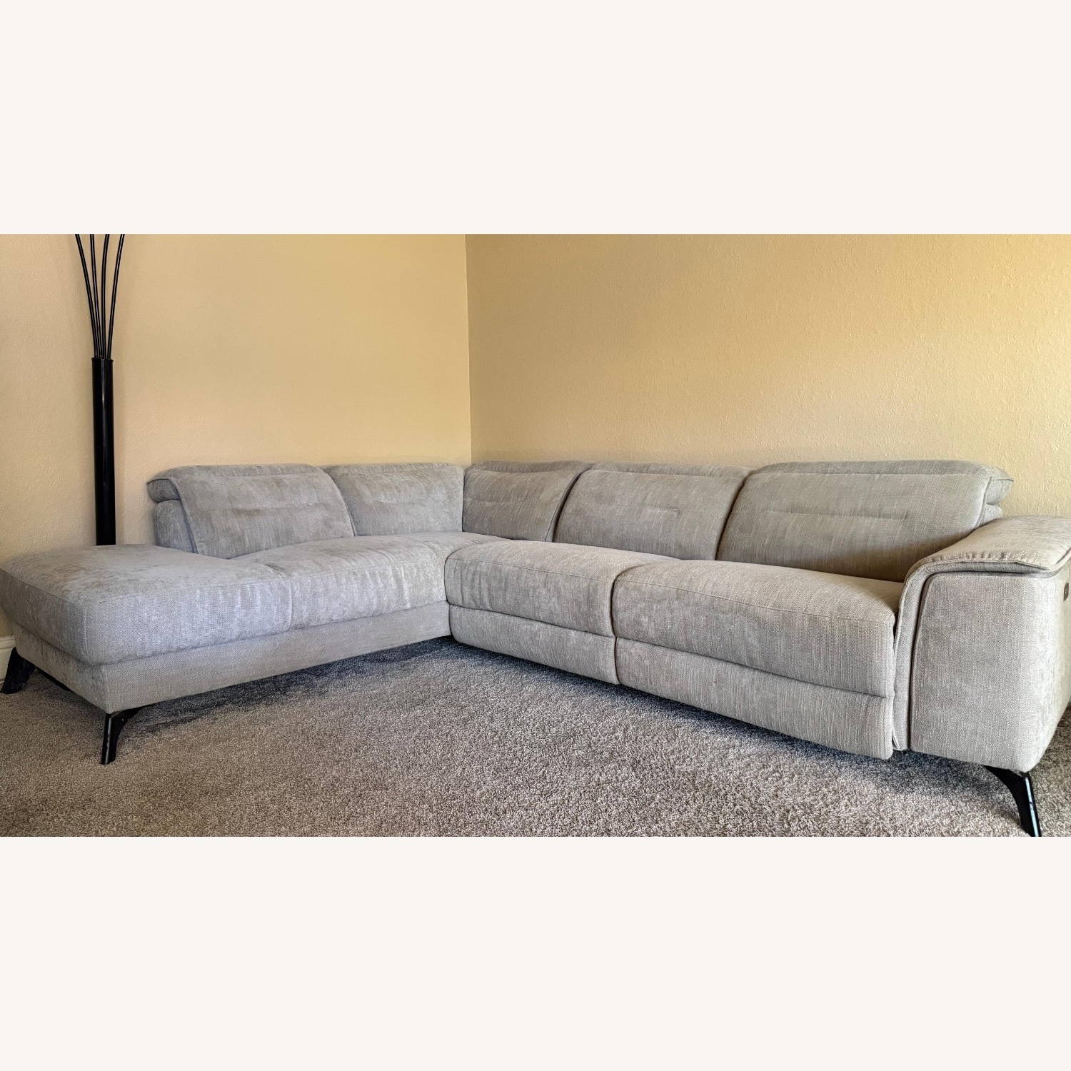 Living Spaces 2 Piece Sectional - image-1