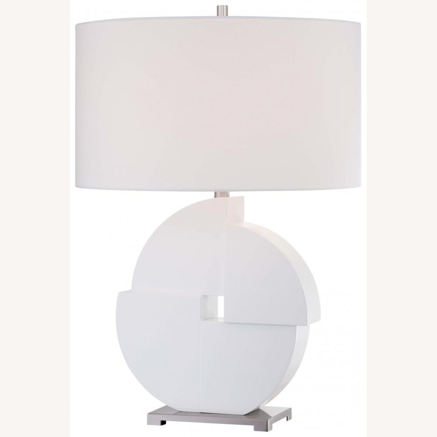 George Kovacs White Vinyl Table Lamp - image-5