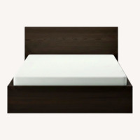 IKEA Malm Black Queen Bed with Storage