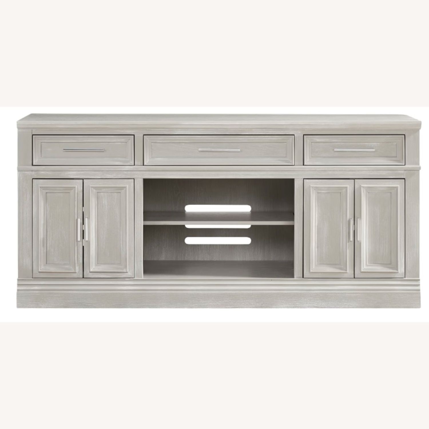 Rooms To Go Stephenson Light Gray Media Console - image-5