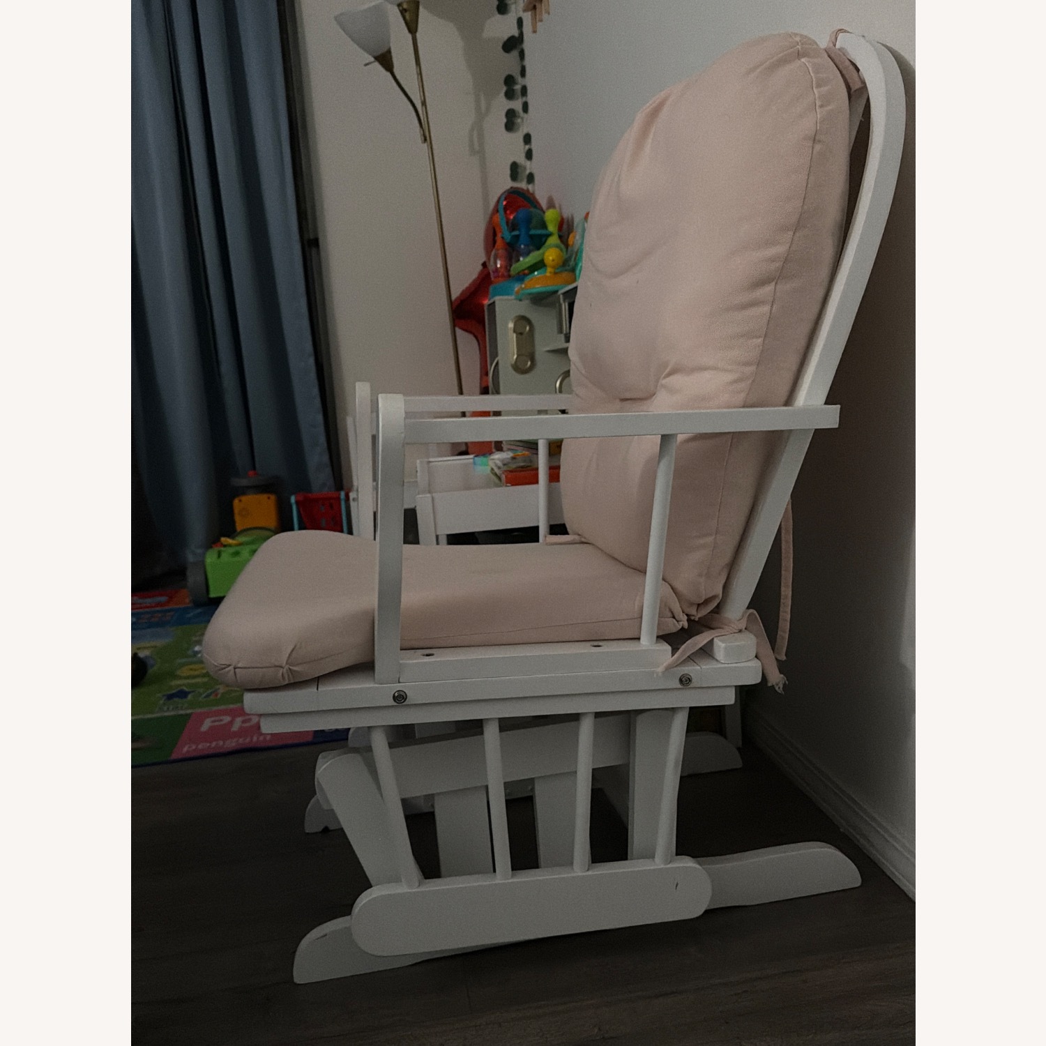 Storkcraft Direct Pink Fabric Nursing Chair - image-3