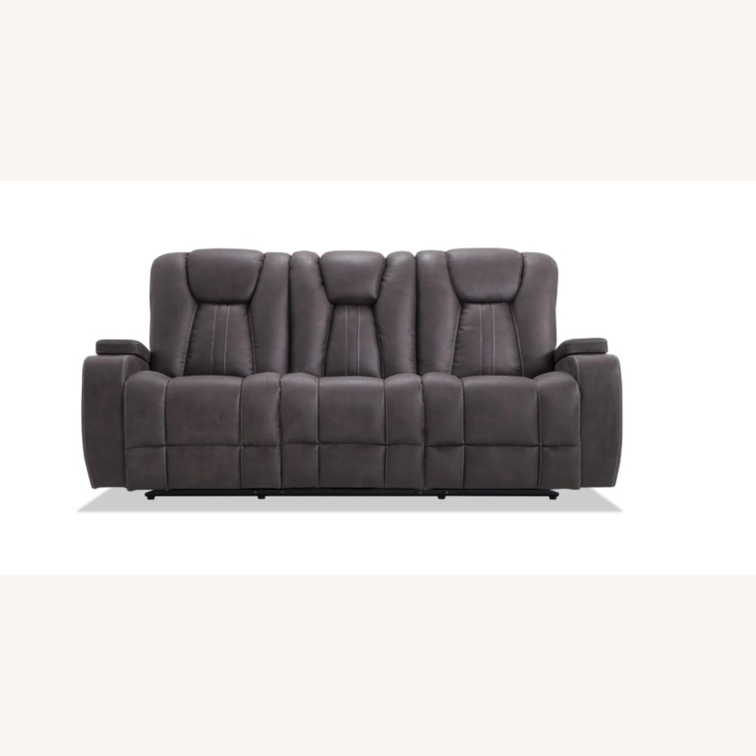 Bob's Discount Viking Graphite 83'' Manual Reclining Sofa with USB Port - image-8