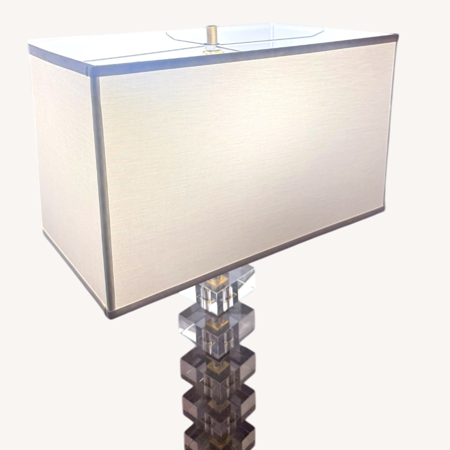 Williams Sonoma Stacked Crystal Floor Lamp - image-2