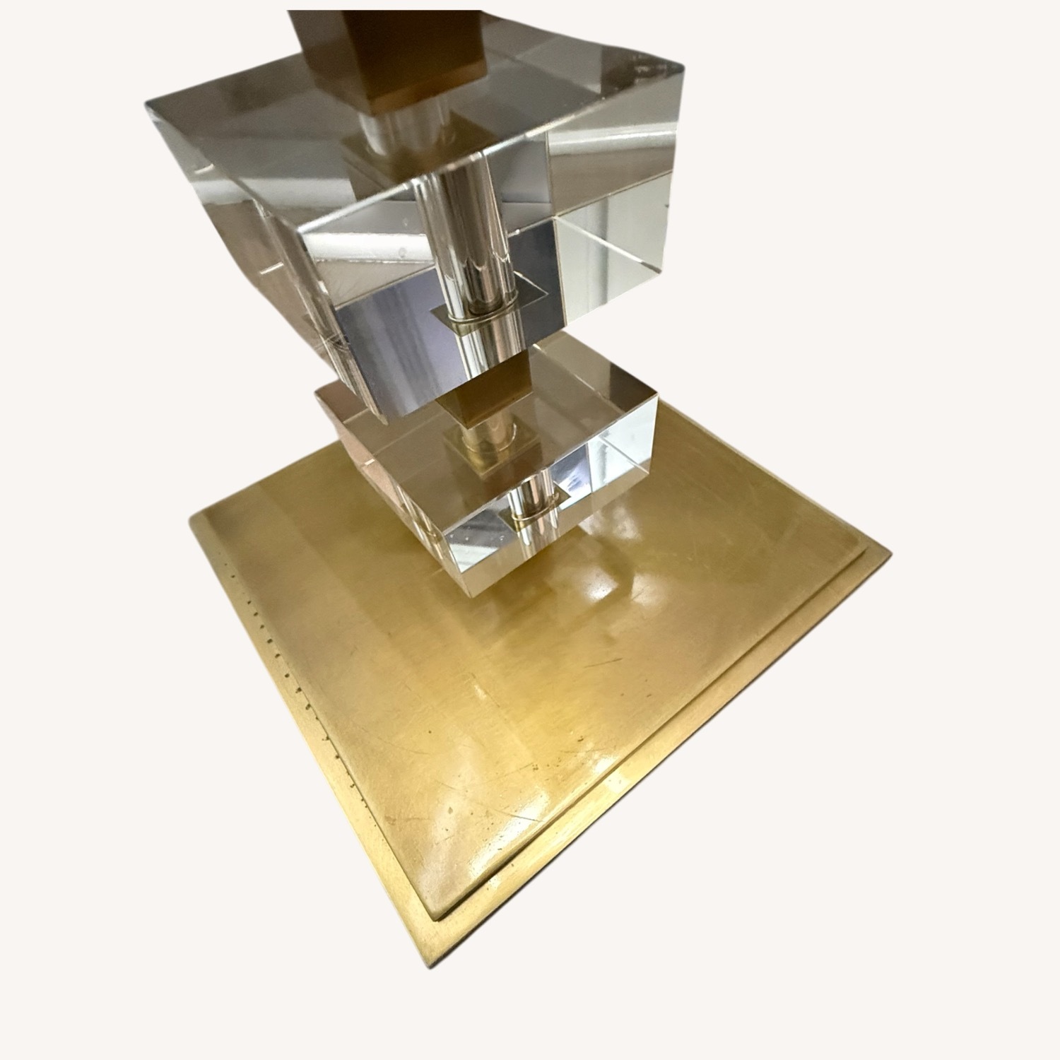 Williams Sonoma Stacked Crystal Floor Lamp - image-4