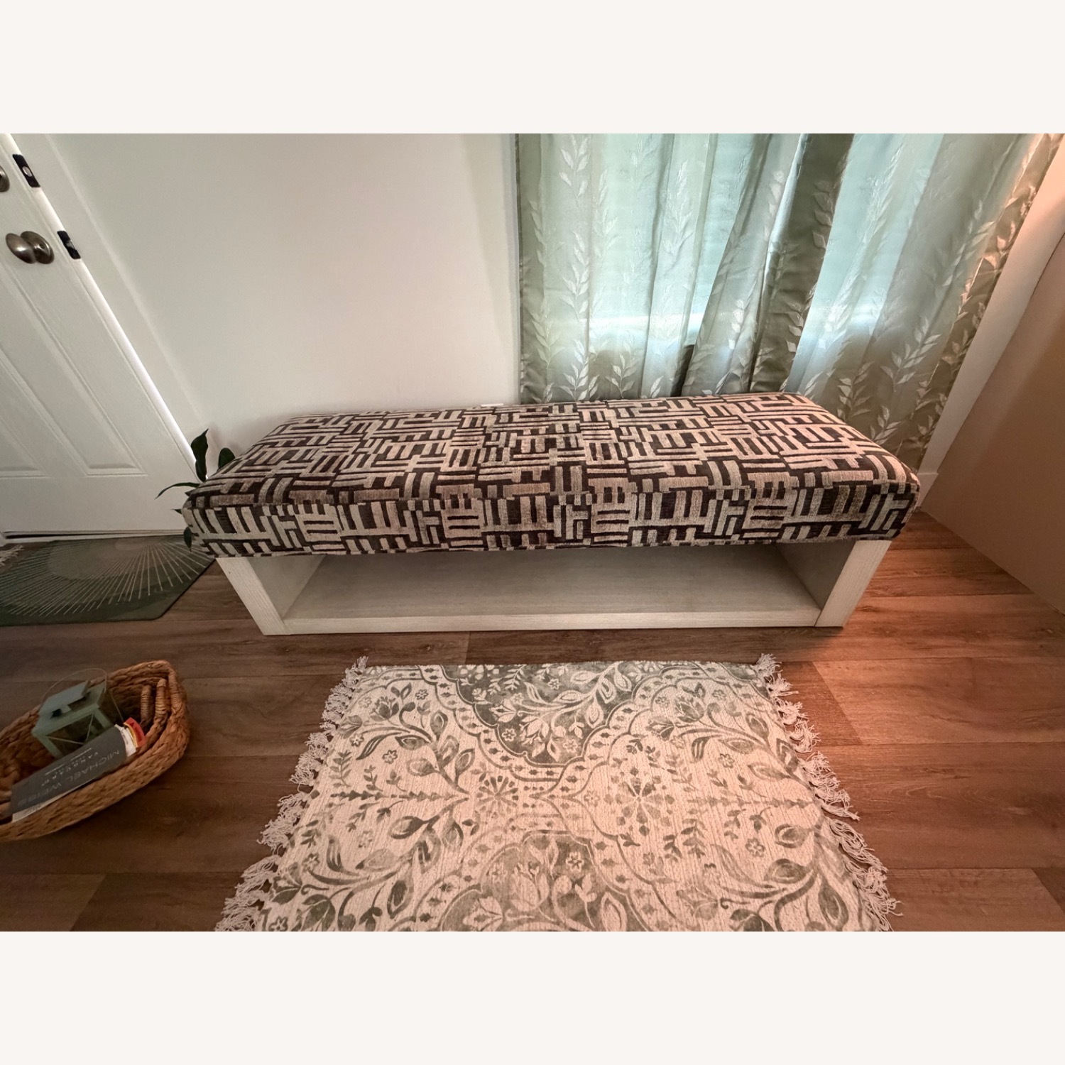 Vanguard Furniture Connoly Bench in Ernie Chrome - image-1