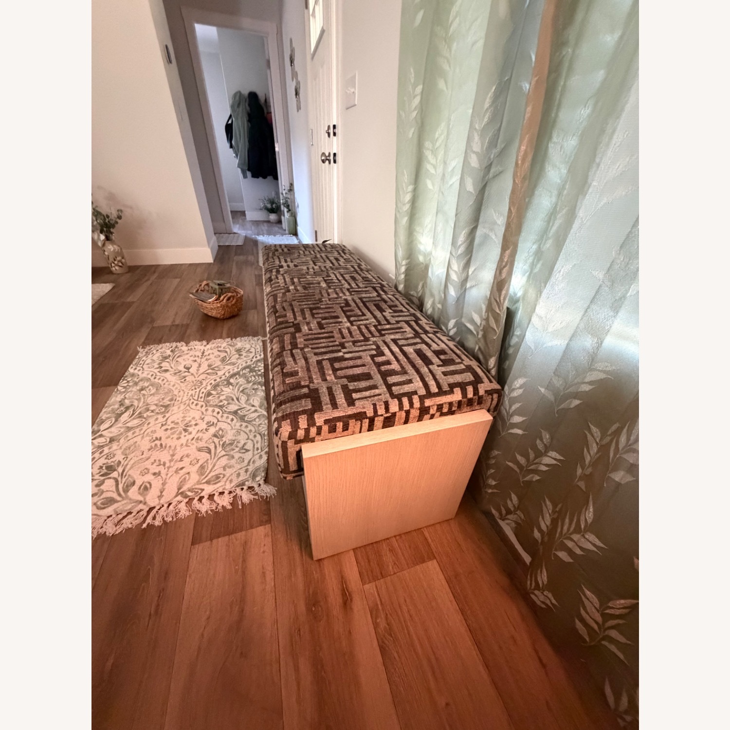 Vanguard Furniture Connoly Bench in Ernie Chrome - image-2