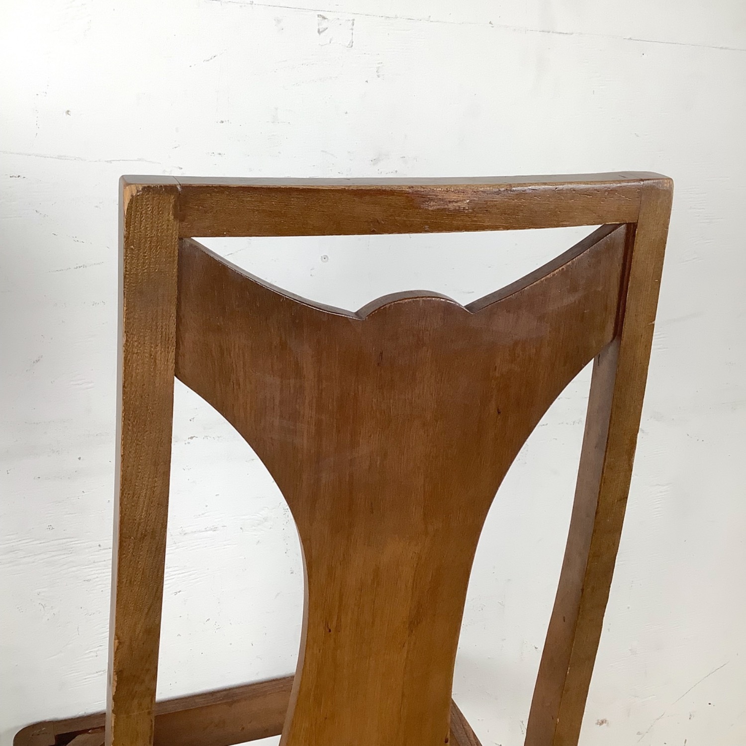 Set 4 MCM Walnut High-Back Dining Chairs - image-9