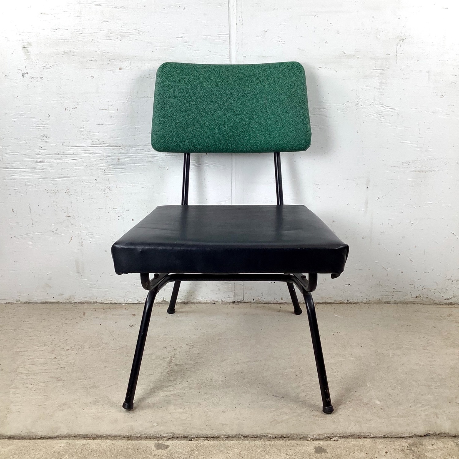 Vintage Mid-Century Modern Iron Rod Side Chair - image-1