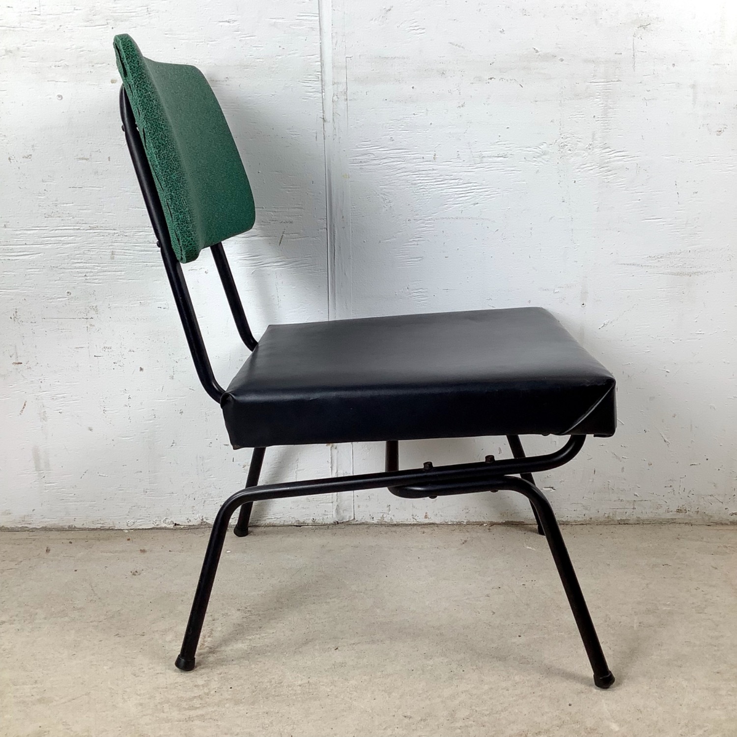 Vintage Mid-Century Modern Iron Rod Side Chair - image-8