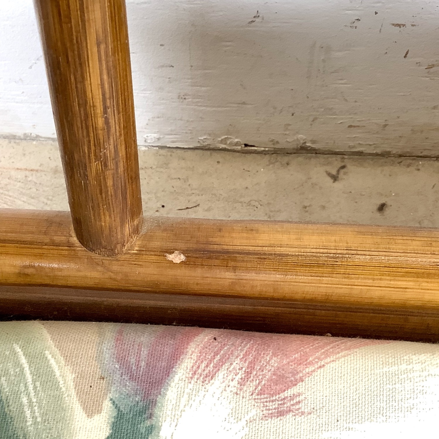 Vintage Rattan Three-Seat Sofa - image-20