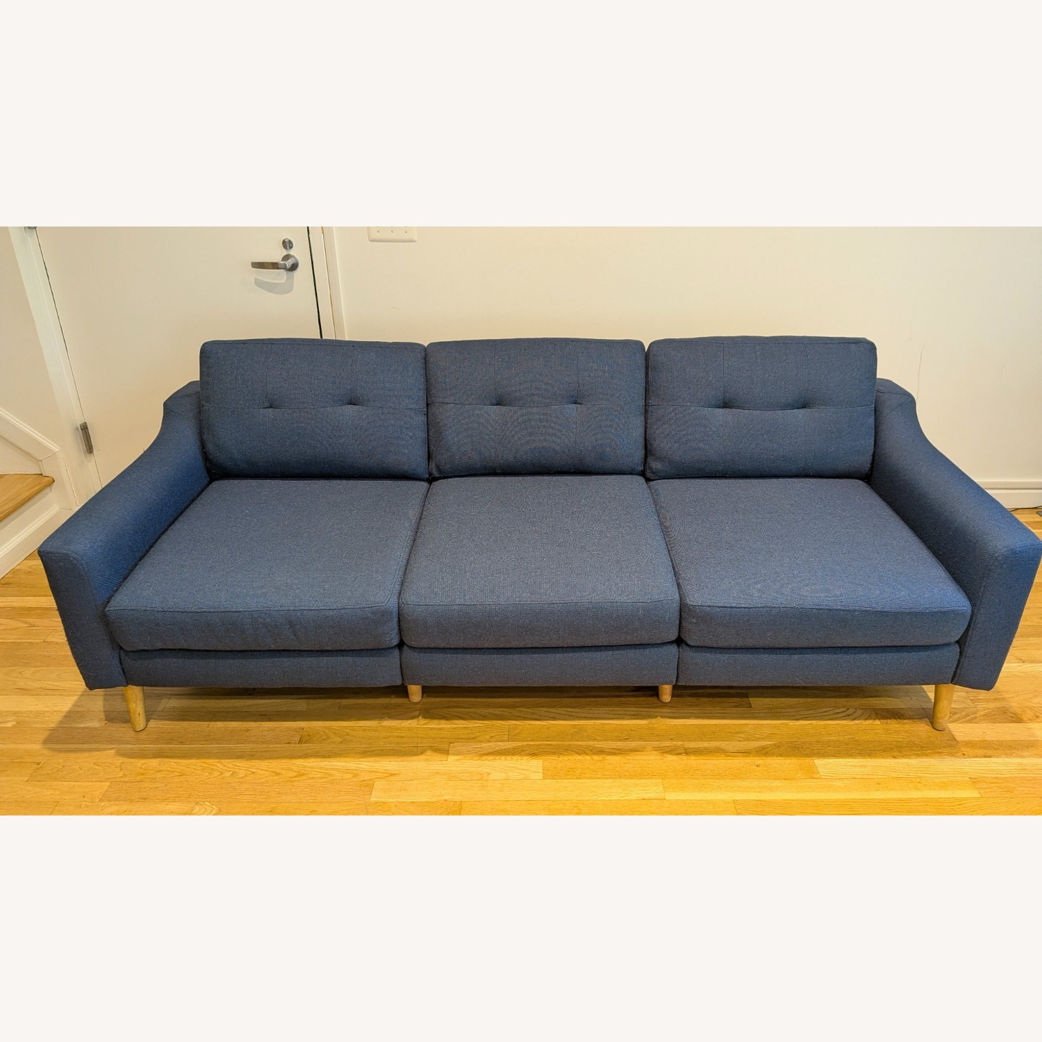 Burrow Nomad 3 Seater, Blue Navy Slope Arms - image-9