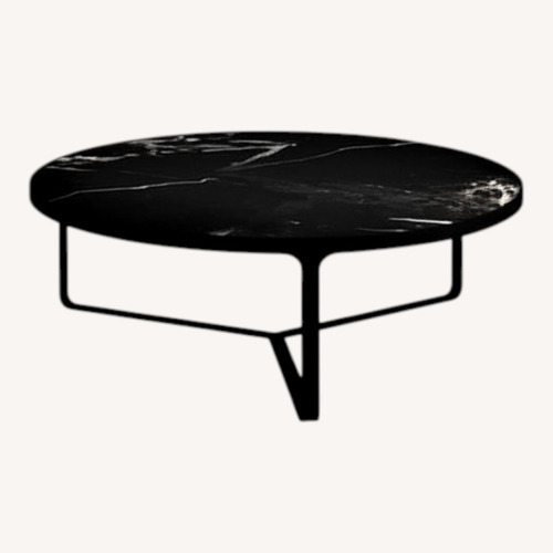 Used Tacchini Cage Black Marble Coffee Table for sale on AptDeco