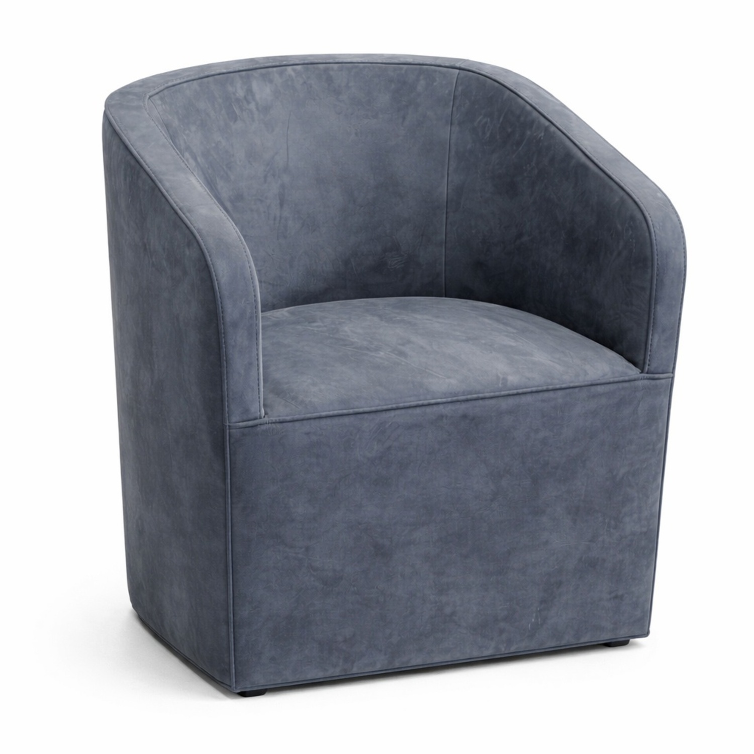 Restoration Hardware Aurelie Barrelback Leather Dining Chairs - image-6