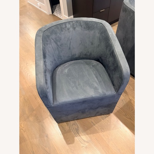 Used Restoration Hardware Aurelie Barrelback Leather Dining Chairs for sale on AptDeco