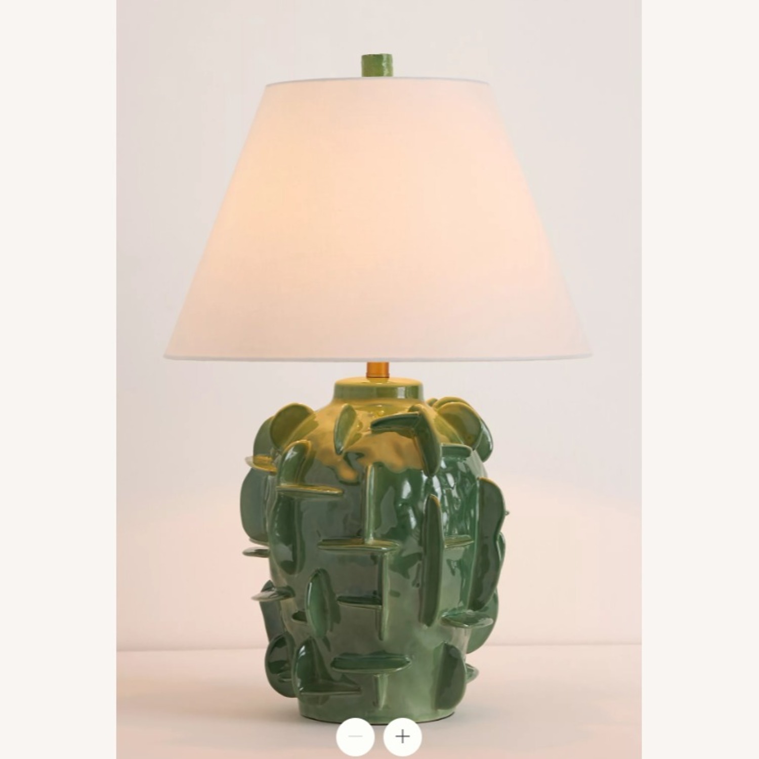 Jamie Young & Co Helios Green Ceramic Table Lamps - image-2