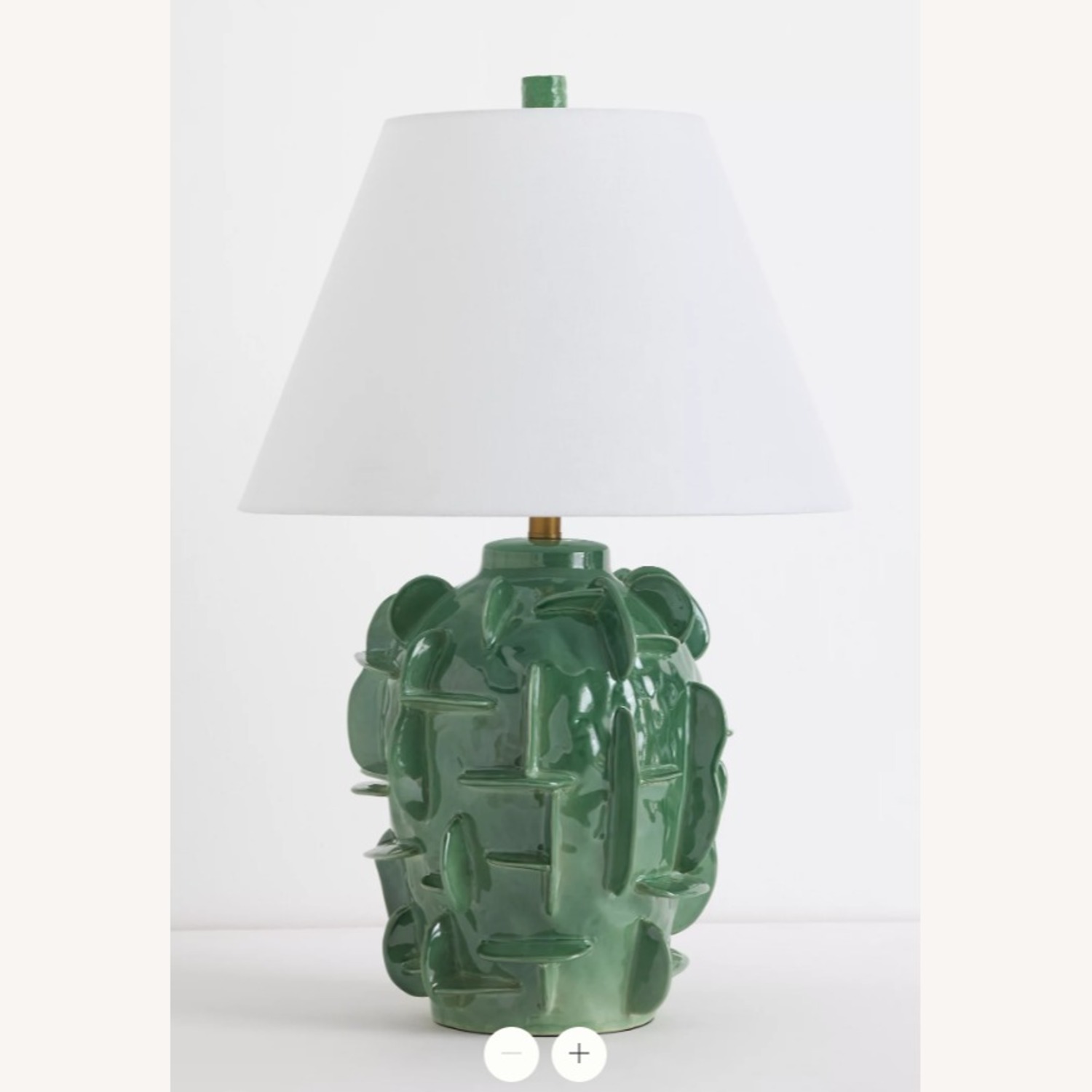 Jamie Young & Co Helios Green Ceramic Table Lamps - image-3