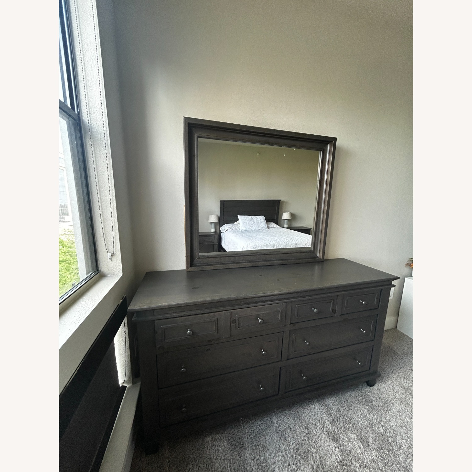 Rooms To Go Darby Brook Dresser + Mirror - image-3