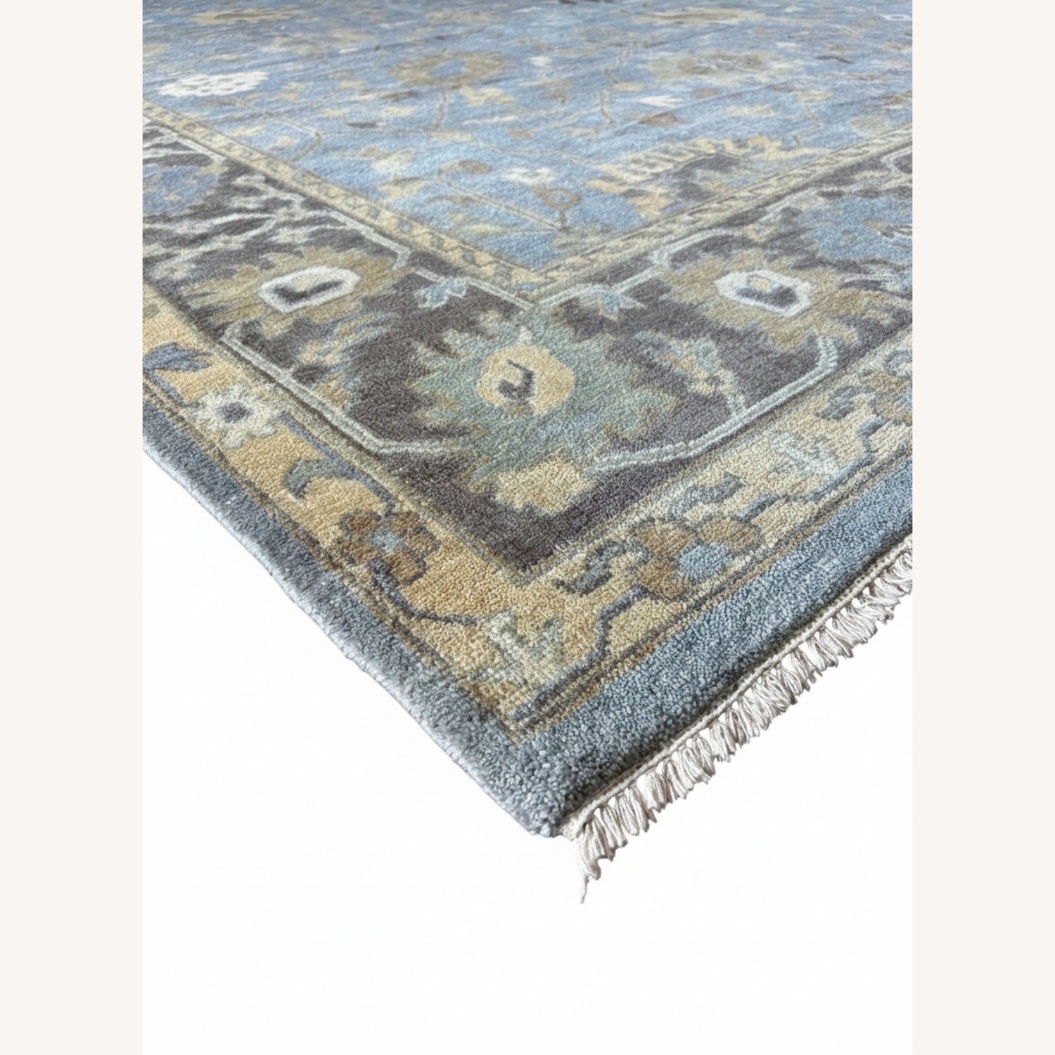 Ushak Style Area Rug, Magnetic Gray, 8’10” x 11’5” - image-5