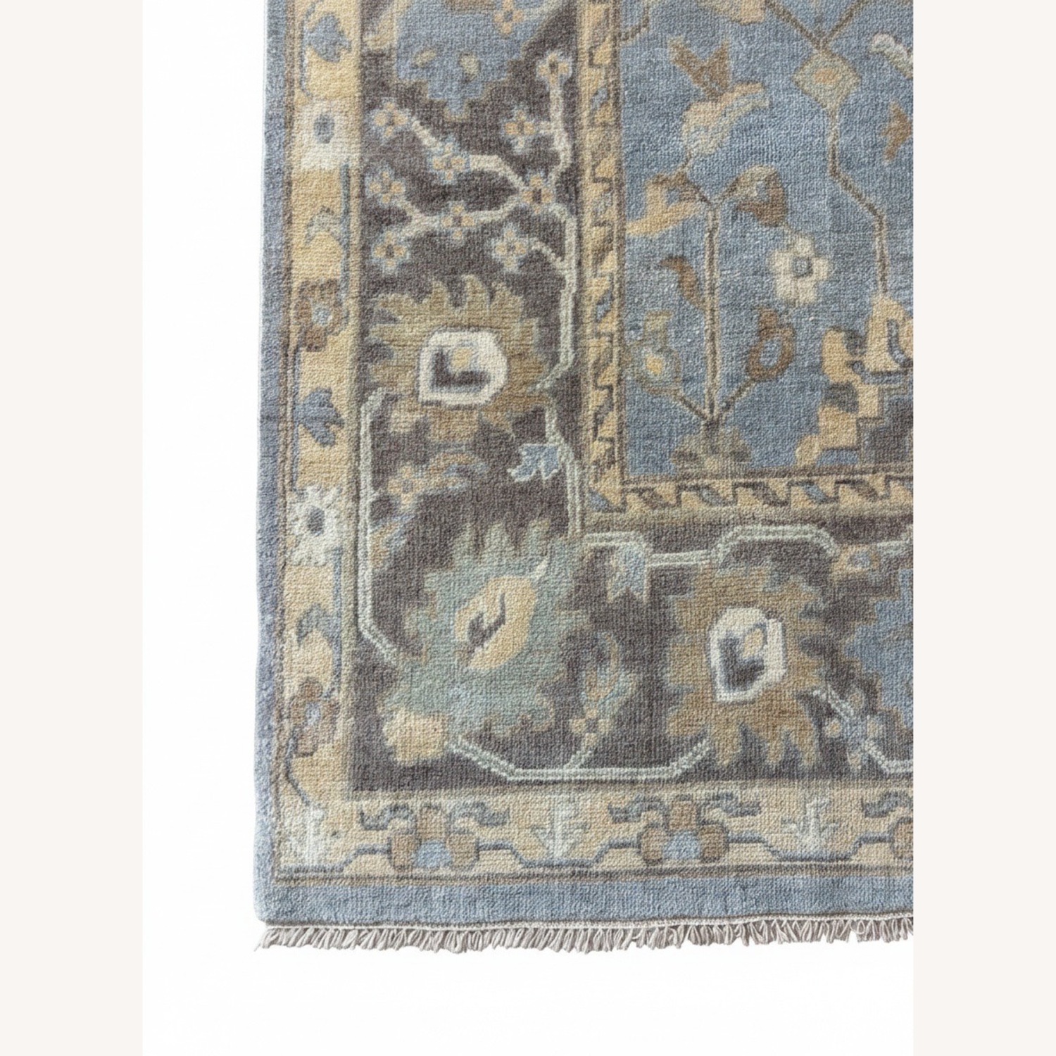 Ushak Style Area Rug, Magnetic Gray, 8’10” x 11’5” - image-3