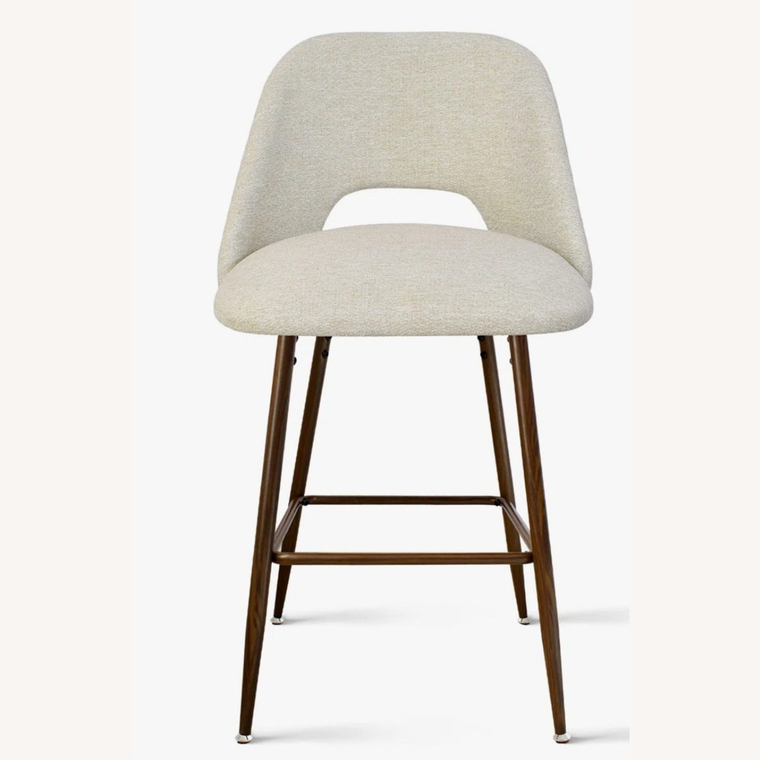 Neutral Upholstered Counter Stools - image-1