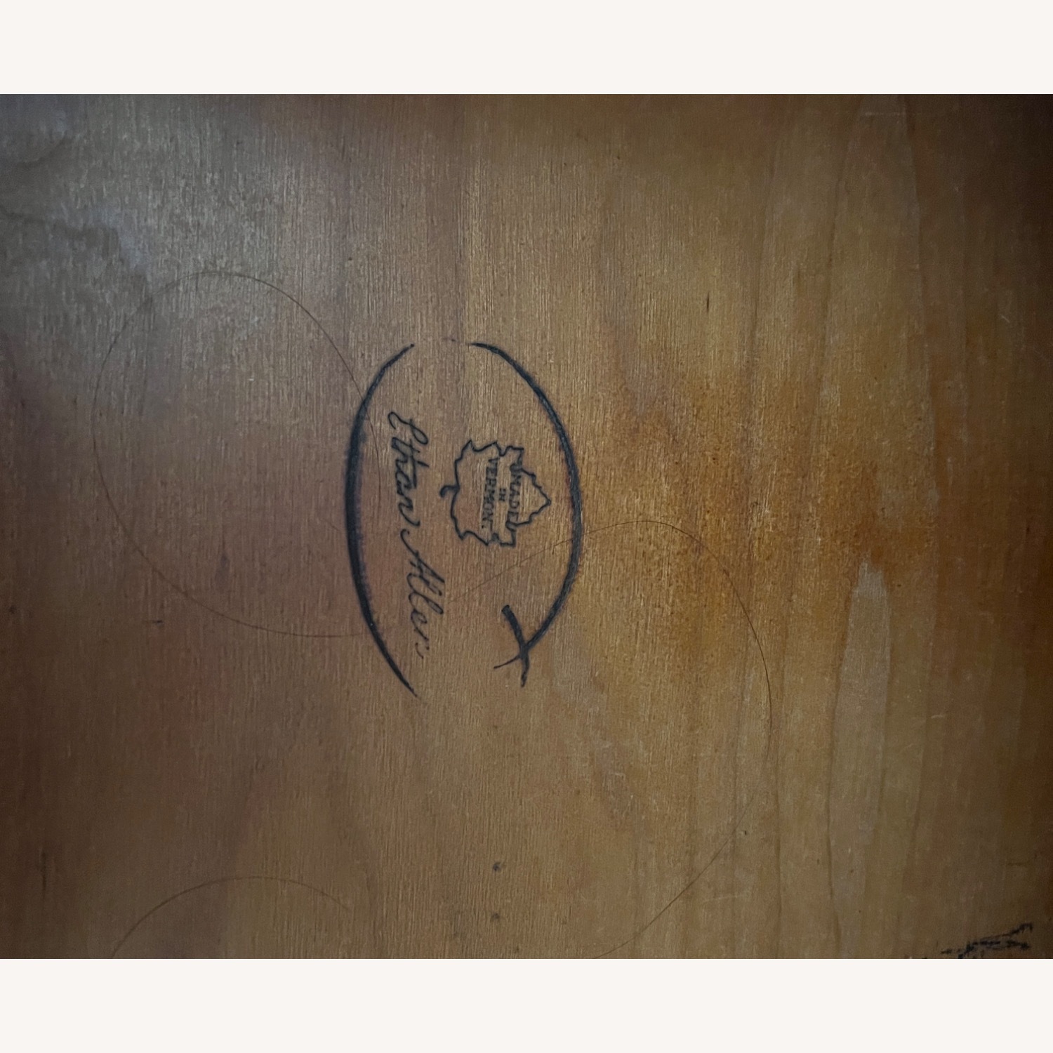 Ethan Allen Light Brown Oak Wood Armoire - image-4