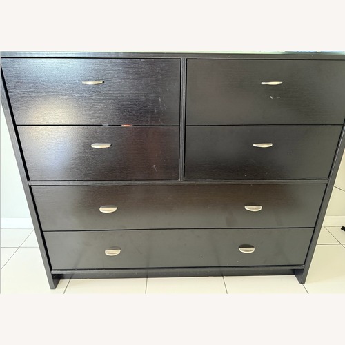Used Alden Black Dresser & Mirror for sale on AptDeco