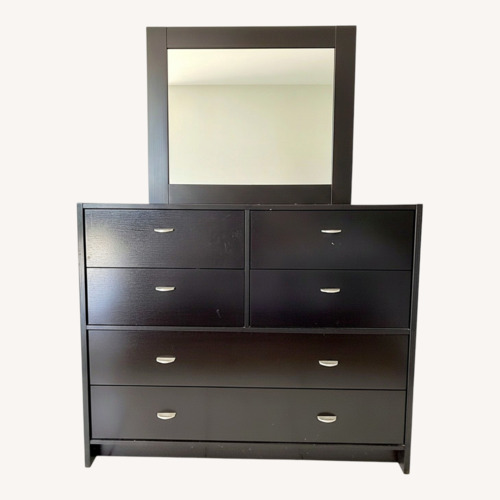 Used Alden Black Dresser & Mirror for sale on AptDeco