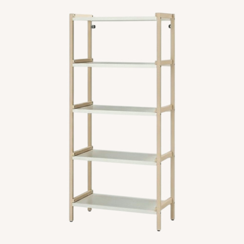 Used IKEA EKENABBEN White Wood Bookcase for sale on AptDeco