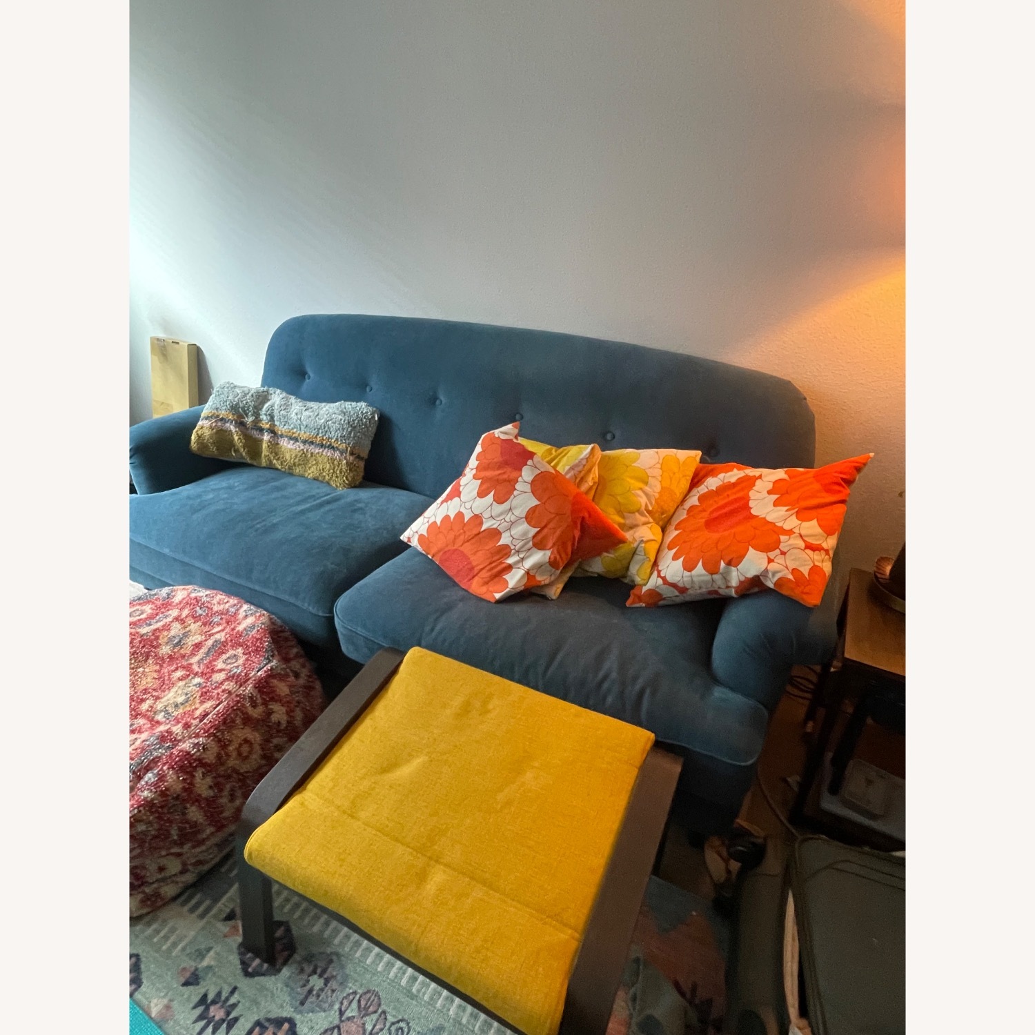 IKEA Esseboda Blue Cotton 3+ Seater Sofa - image-2