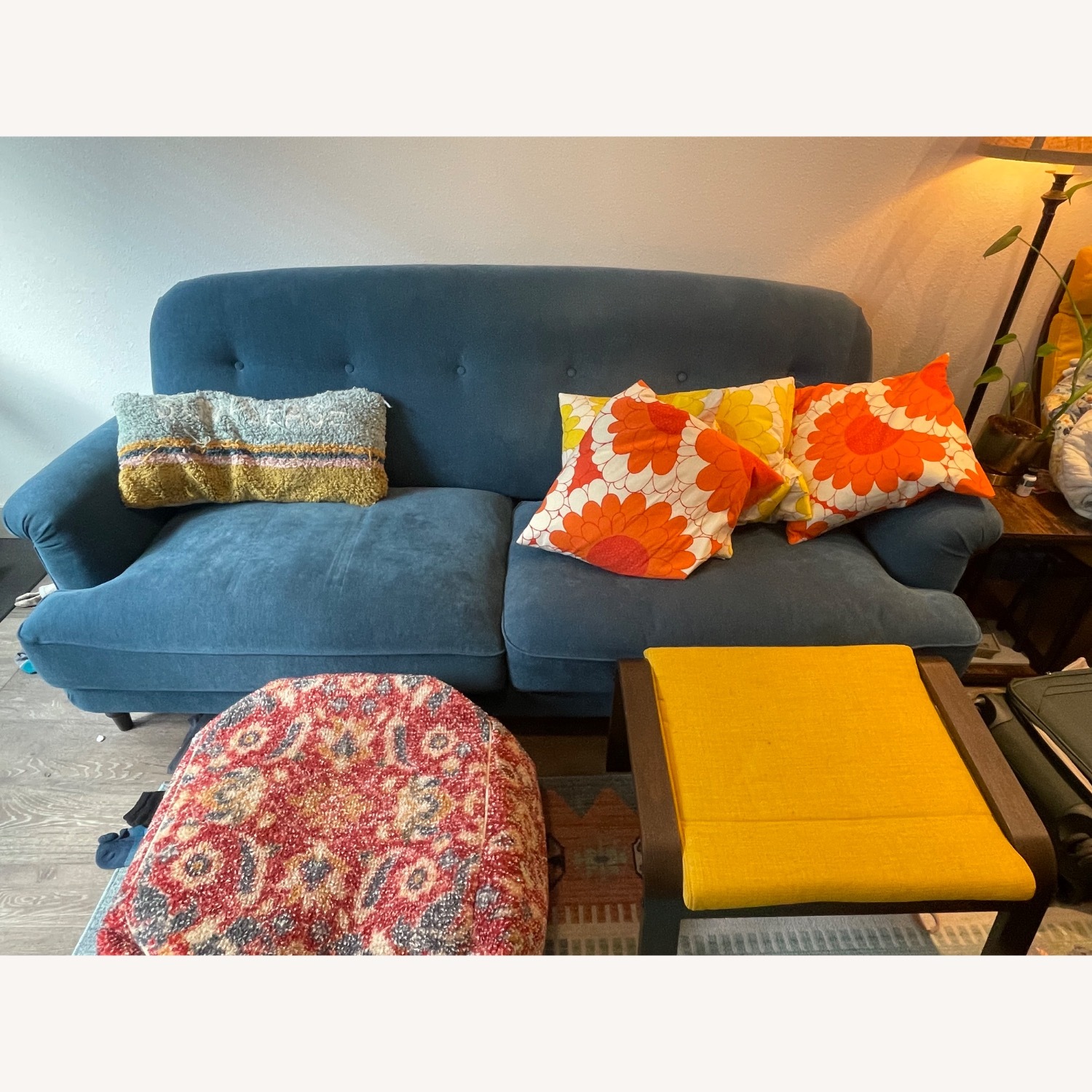 IKEA Esseboda Blue Cotton 3+ Seater Sofa - image-3