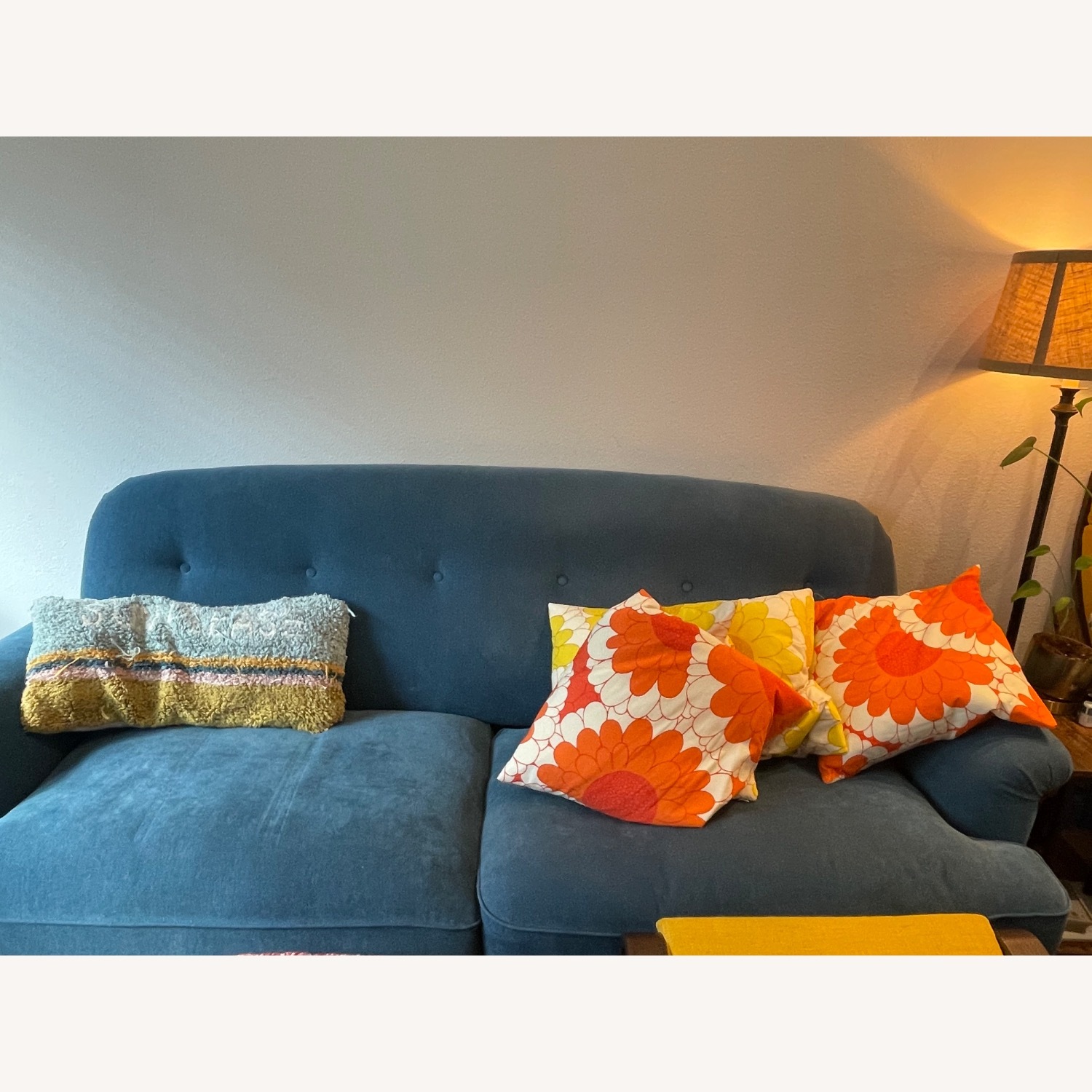 IKEA Esseboda Blue Cotton 3+ Seater Sofa - image-1