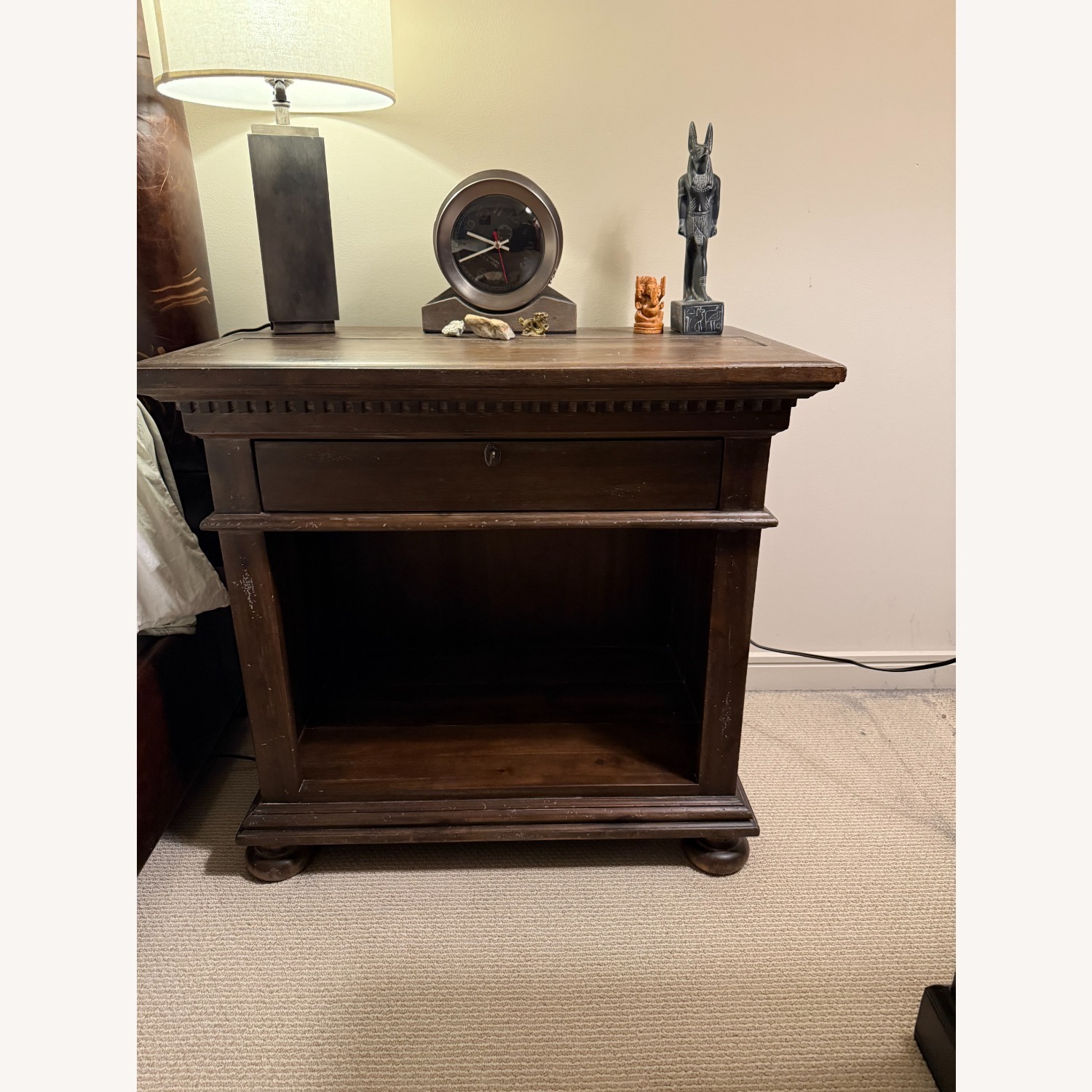 Restoration Hardware St James Open Nightstand - image-1