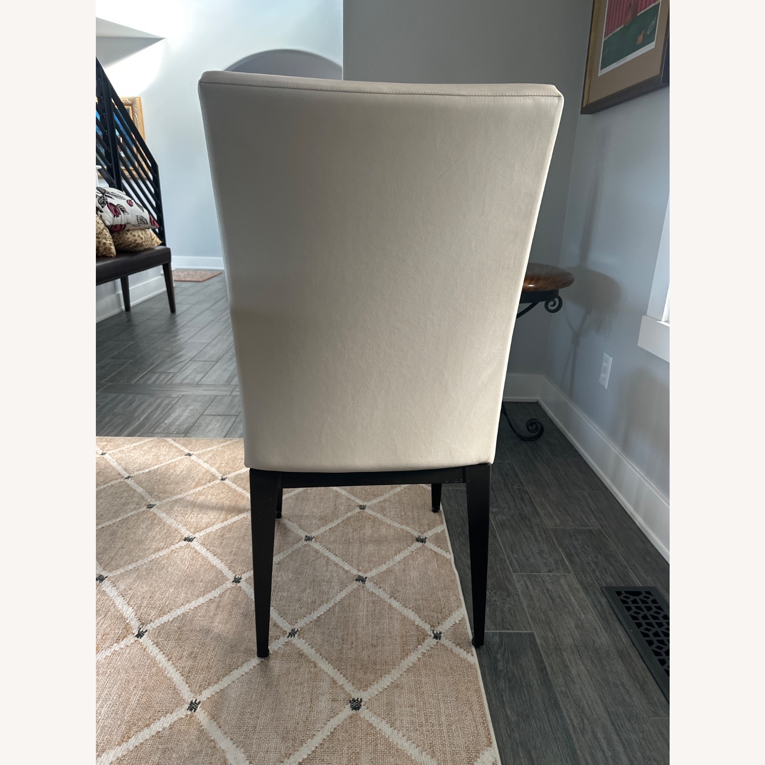 4 Faux Leather Amisco Dining Chairs - image-6