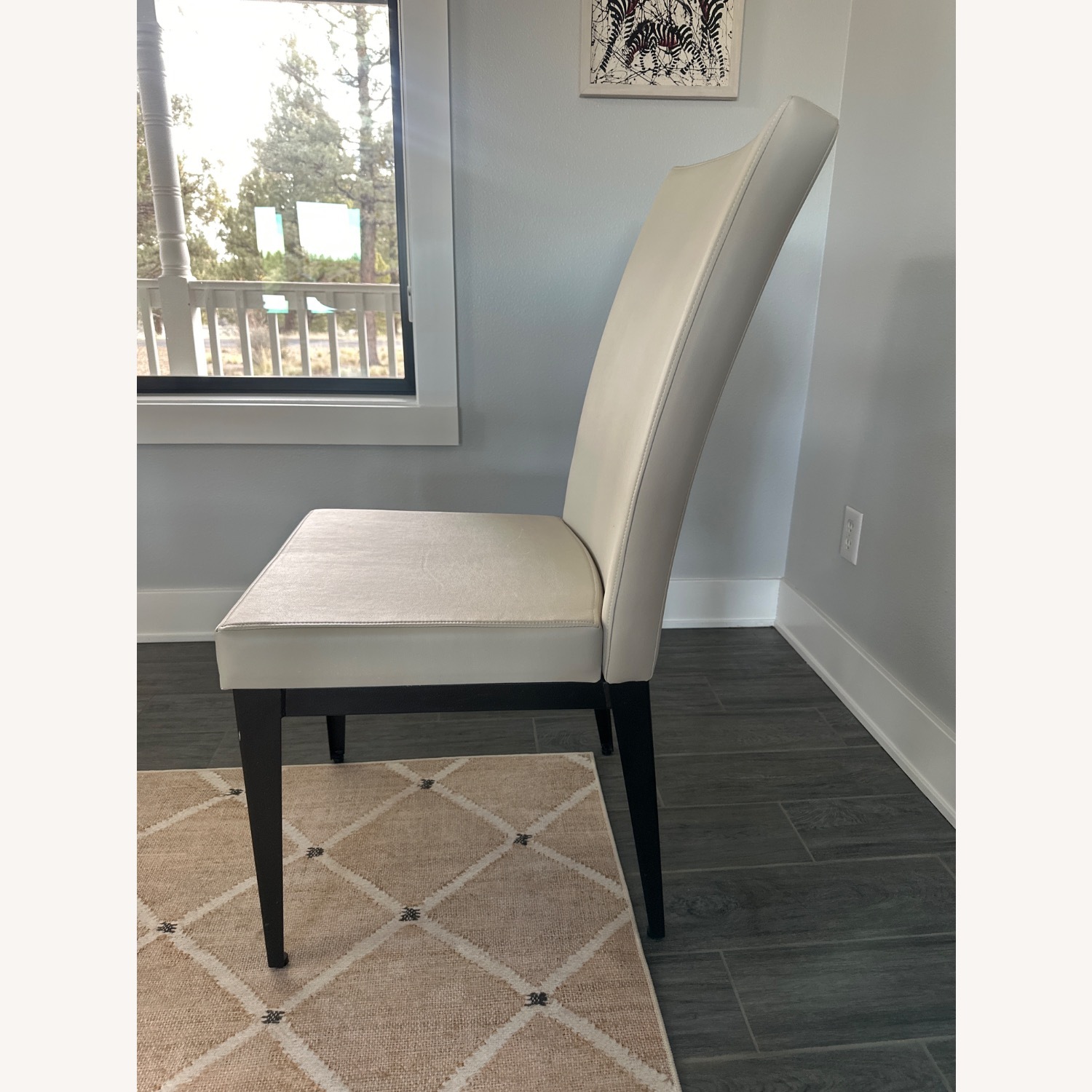4 Faux Leather Amisco Dining Chairs - image-5