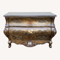 Decorator Stenciled Dresser Chest Server Cabinet