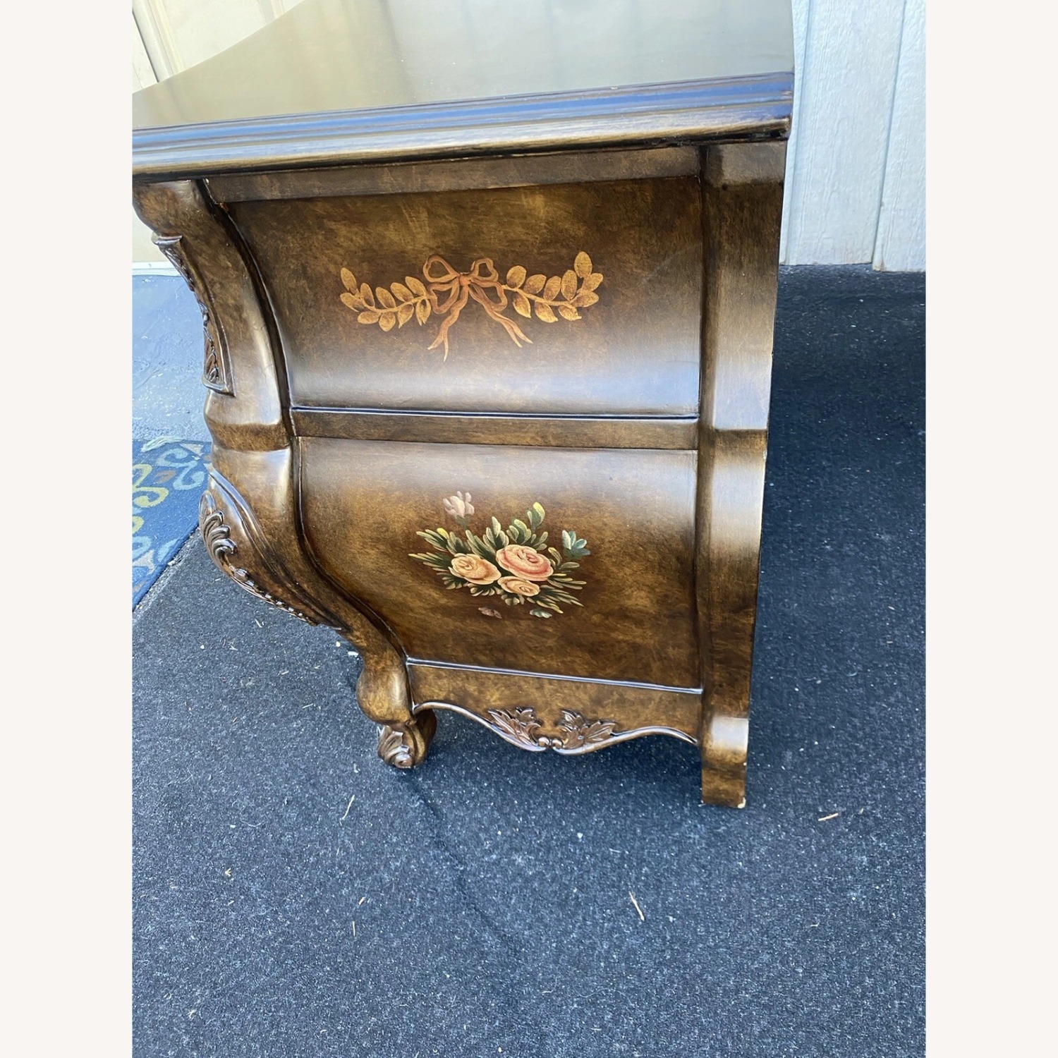 Decorator Stenciled Dresser Chest Server Cabinet - image-8