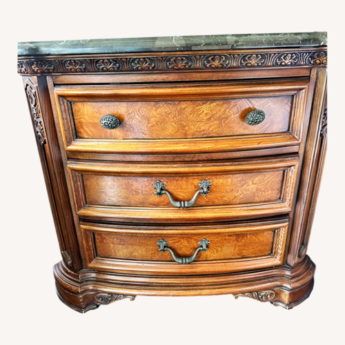 Used American Drew Dark Brown Wood Side Tables for sale on AptDeco