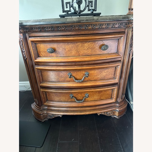Used American Drew Dark Brown Wood Side Tables for sale on AptDeco