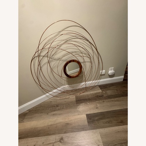 Used Copper Mirror Abstract for sale on AptDeco