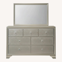 Ashley Furniture Dark Gray wood dresser
