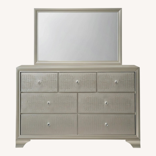 Used Ashley Furniture Dark Gray wood dresser for sale on AptDeco