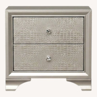 Ashley Furniture Dark Gray Wood Nightstand