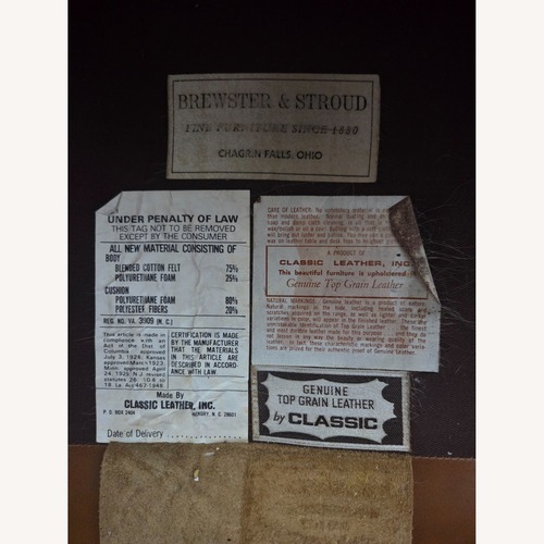 Used Brewster and Stroud Vintage Leather Couch for sale on AptDeco