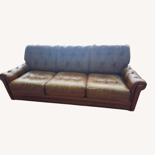 Used Brewster and Stroud Vintage Leather Couch for sale on AptDeco
