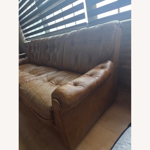 Used Brewster and Stroud Vintage Leather Couch for sale on AptDeco