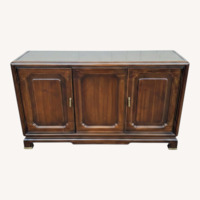 Walnut Buffet Sideboard Server Cabinet